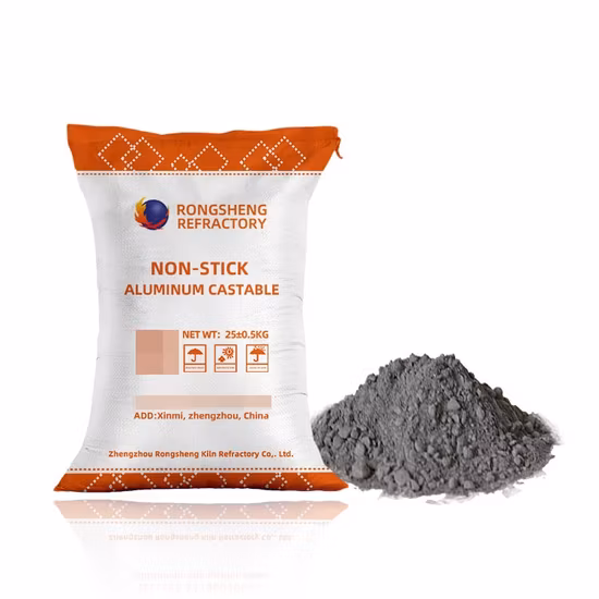 Materiale refrattario non sagomato al carburo di silicio Malta isolante a basso contenuto di cemento Colabile refrattario ad alta allumina per forno di trattamento termico