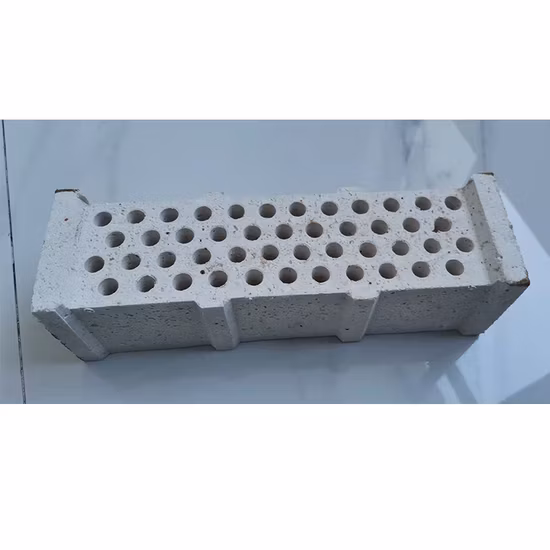 Mattoni deflettori ceramici a nido d'ape in mattoni refrattari ad alto contenuto di allumina per rigeneratore