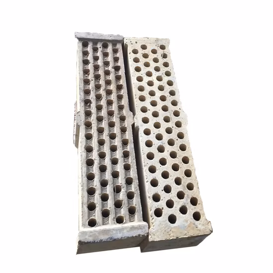 Forni industriali Mattone refrattario ad alto contenuto di allumina, corindone, mullite, filtro perforato, mattone refrattario in ceramica a nido d'ape, deflettore in ceramica